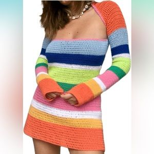 Cover up mini dress